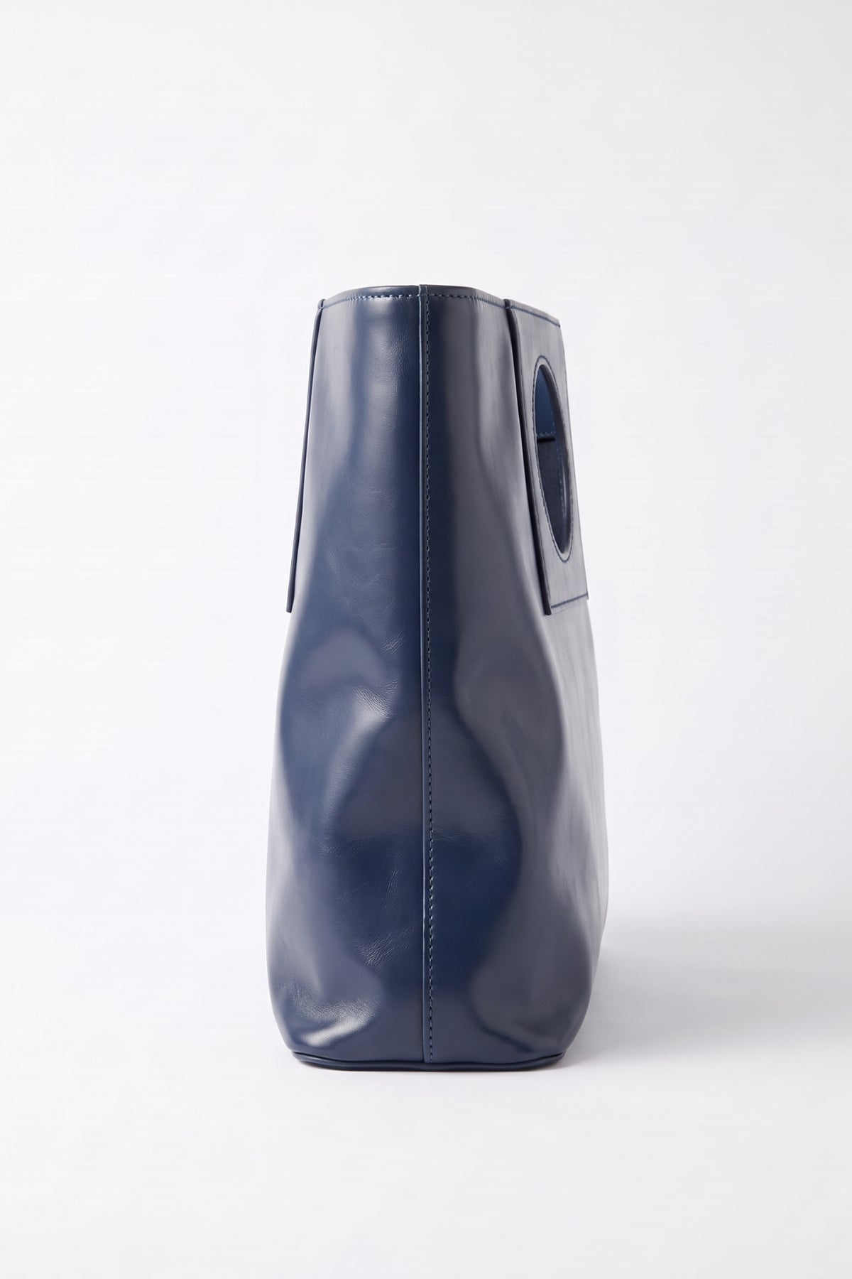 BORSA PATTY IN CUOIO - BLU
