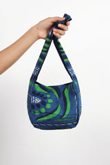 BORSA BOBBY IN SETA - DON'T FORGET ME VERDE