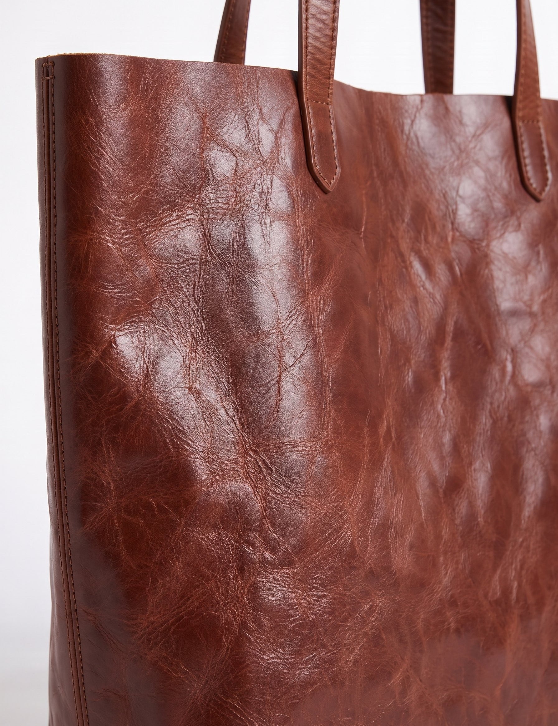 Borsa Arianna in cuoio - Cuoio | Da Simo