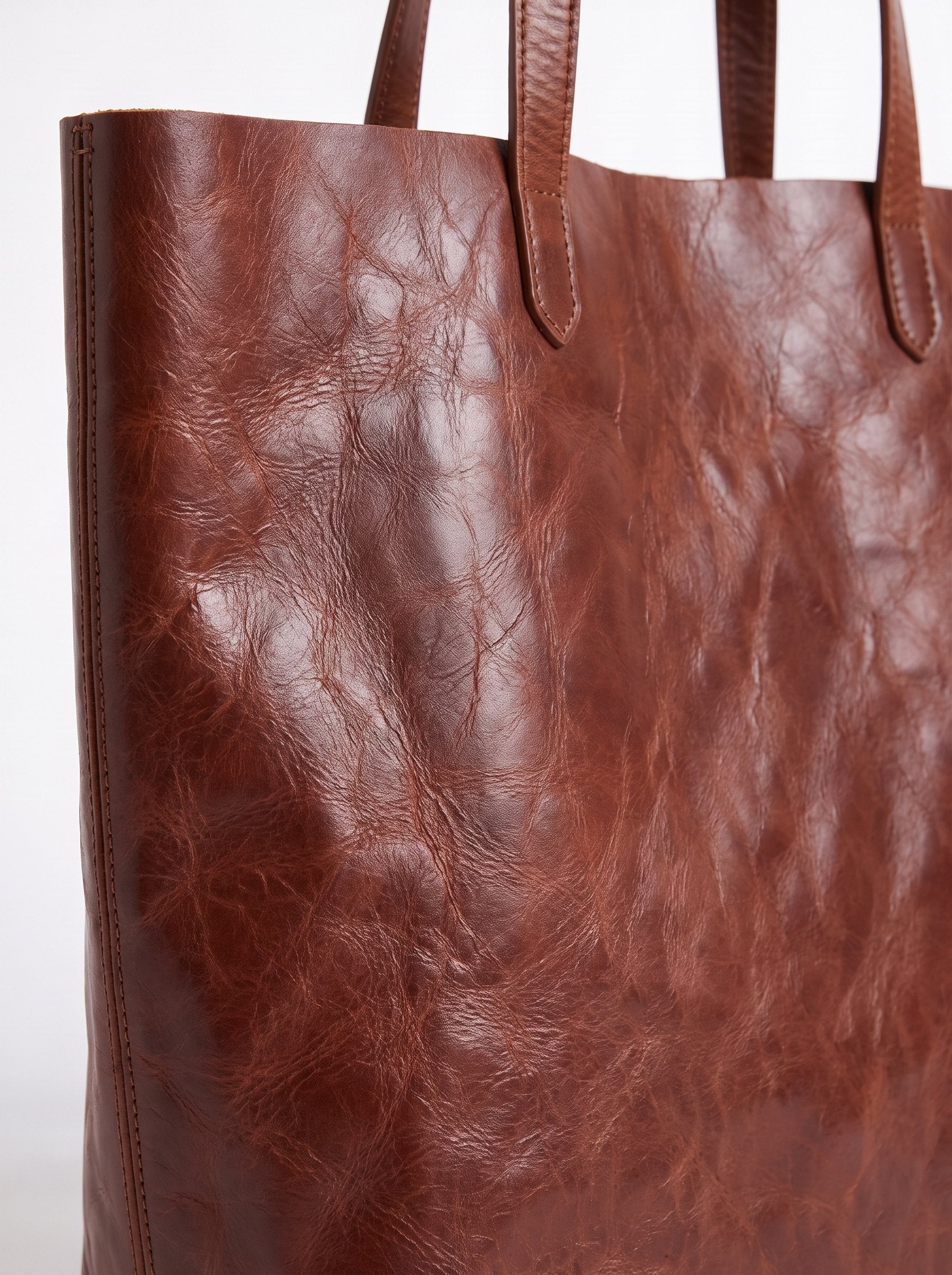 Borsa Arianna in cuoio - Cuoio | Da Simo