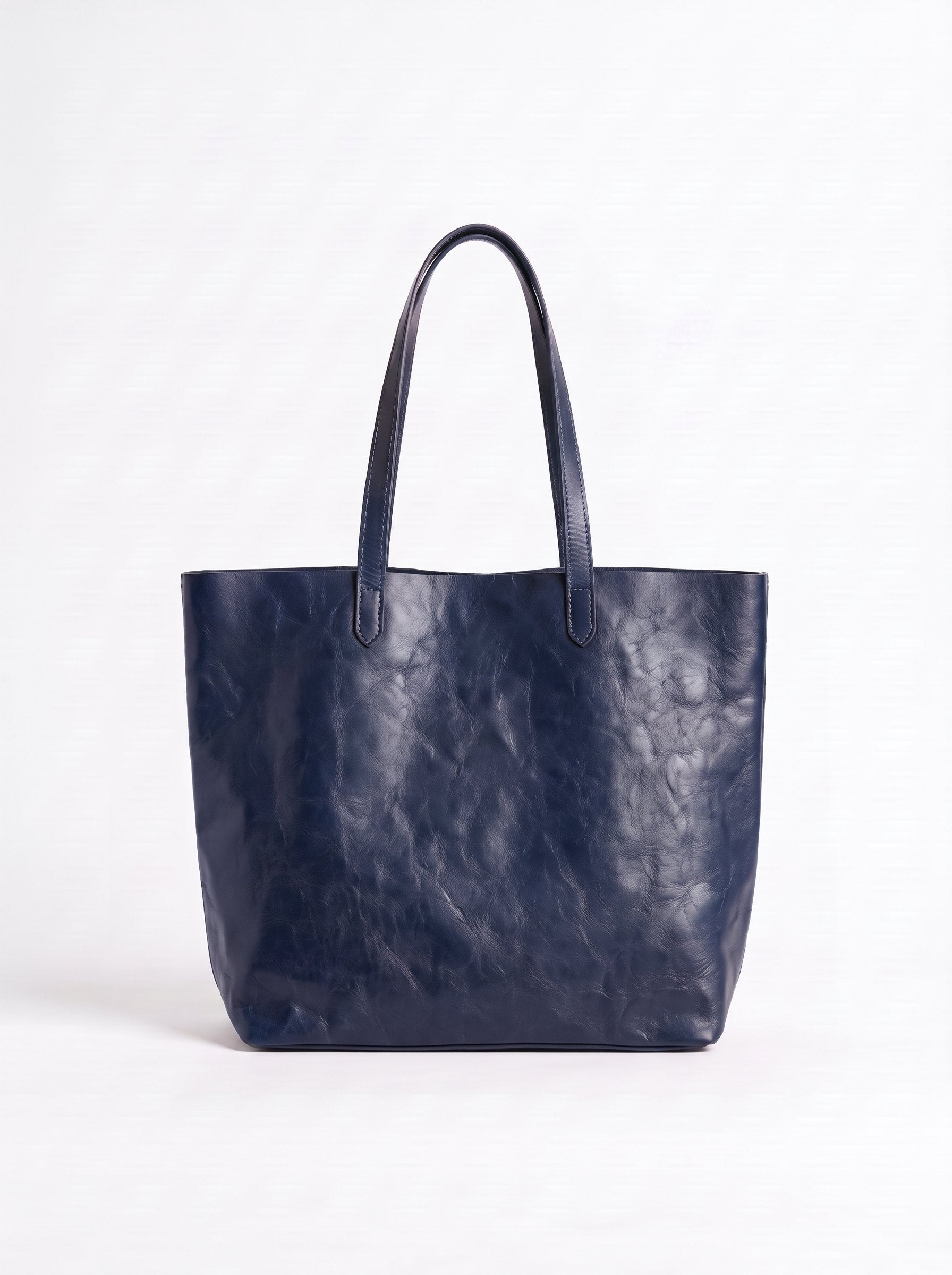 Borsa Arianna in cuoio - Blu | Da Simo
