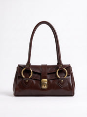 Borsa Baguette in cuoio - Moro | Da Simo