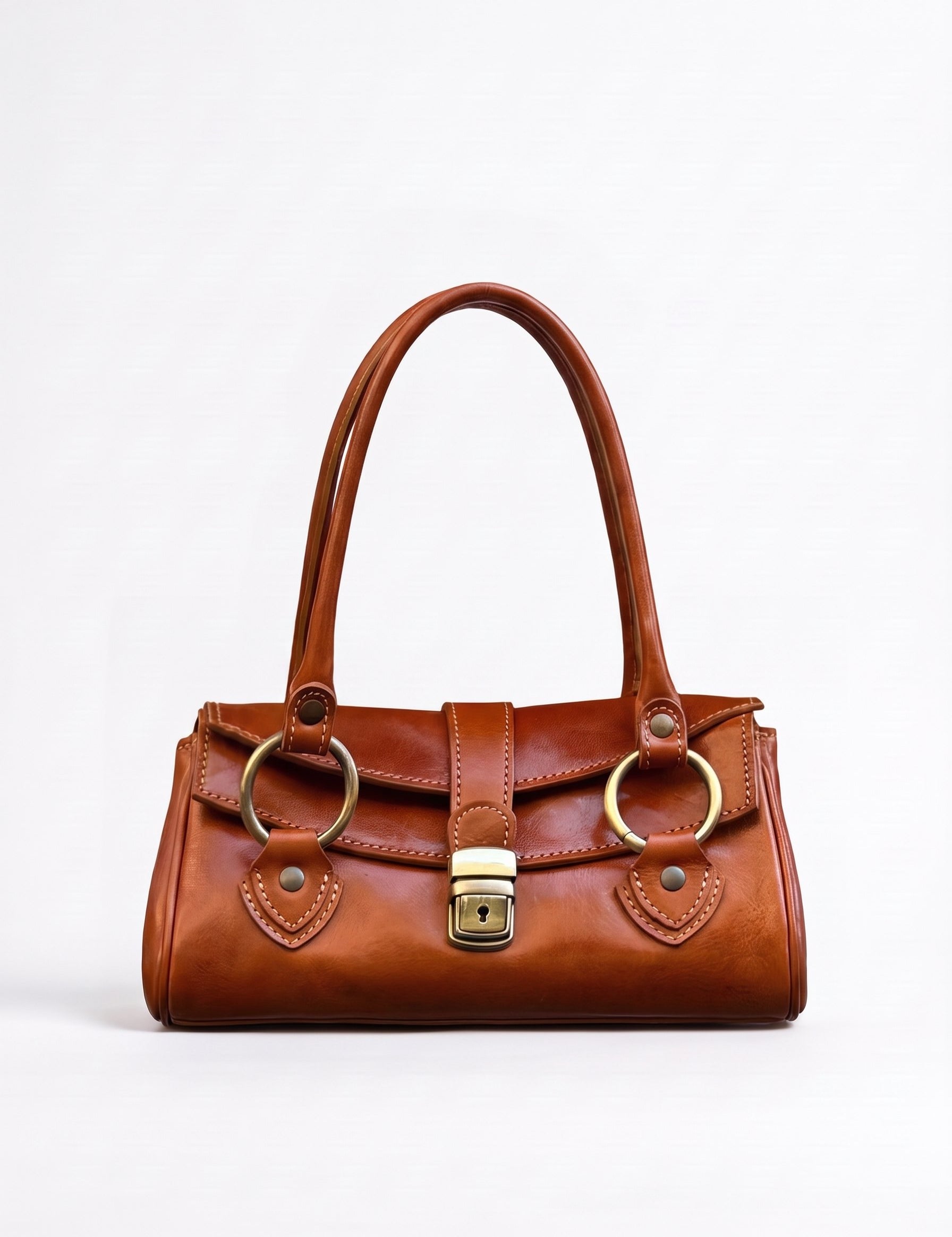 Borsa Baguette in cuoio - Cuoio | Da Simo