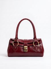 Borsa Baguette in cuoio - Rosso | Da Simo
