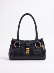 Borsa Baguette in cuoio - Blu | Da Simo