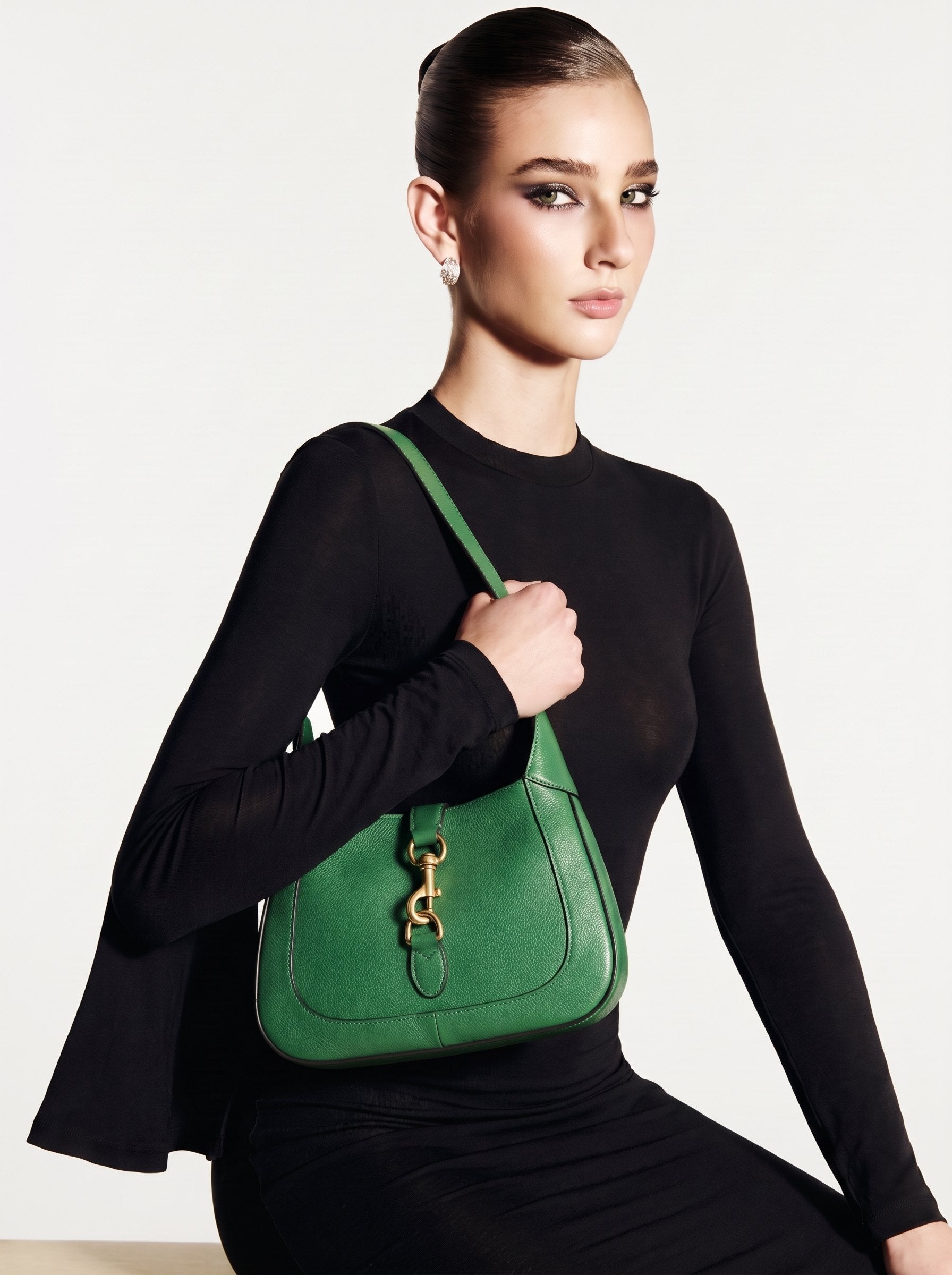 Borsa Madda in vitello - Verde bottiglia | Da Simo