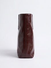Borsa Patty in cuoio - Vino | Da Simo