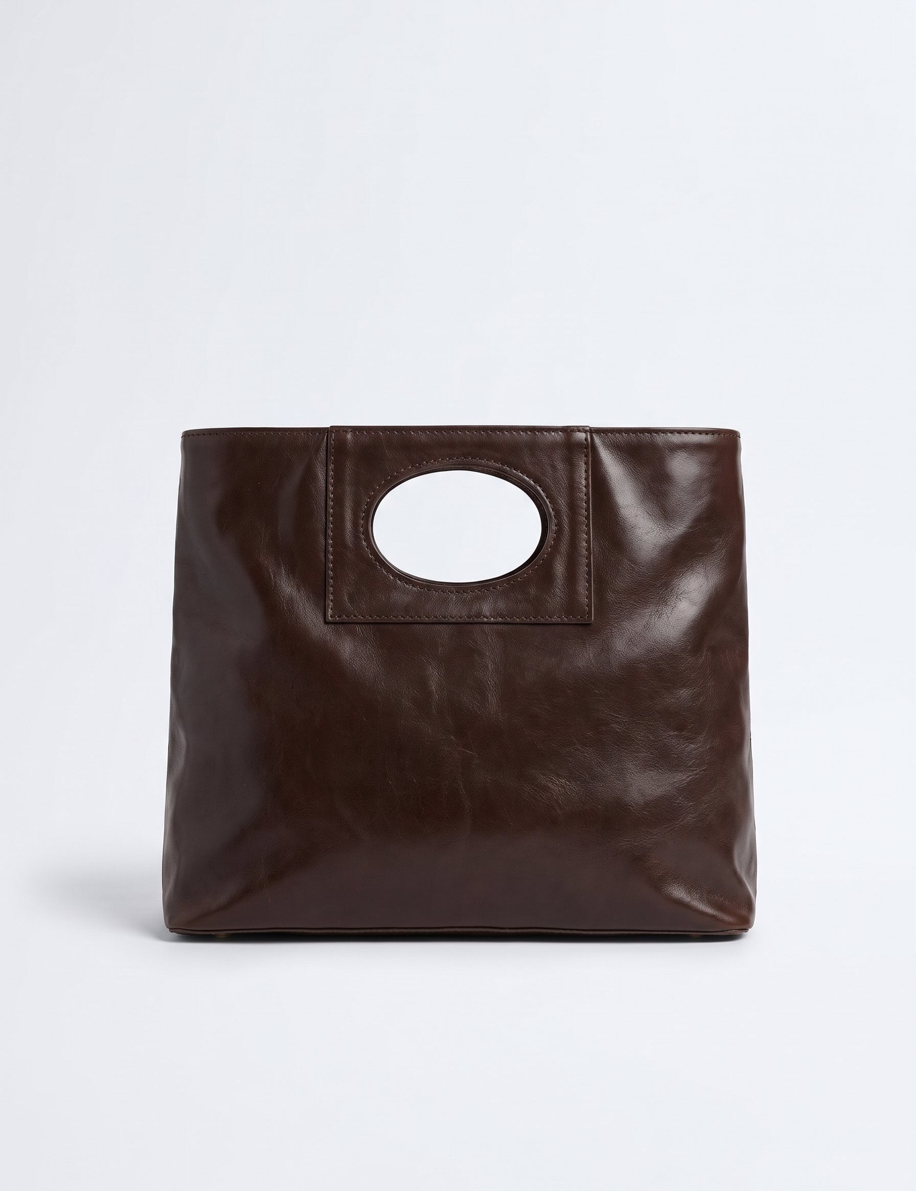 Borsa Patty in cuoio - Moro | Da Simo
