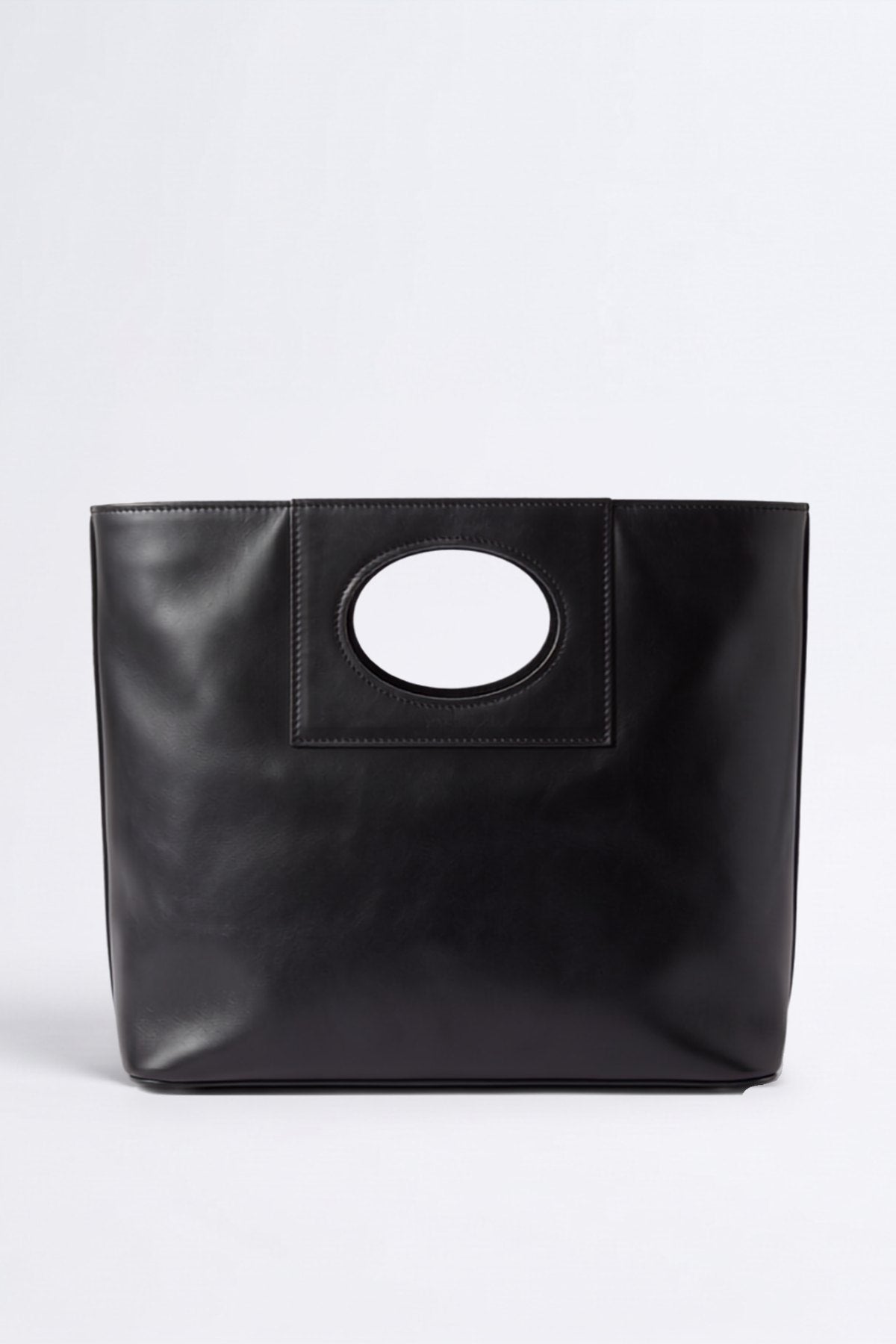 Borsa Patty in cuoio - Nero | Da Simo