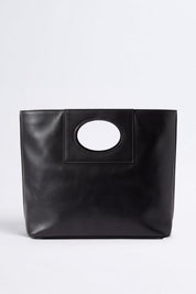 Borsa Patty in cuoio - Nero | Da Simo