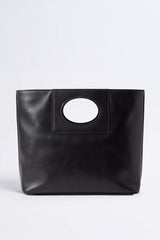 PATTY LEATHER BAG - BLACK