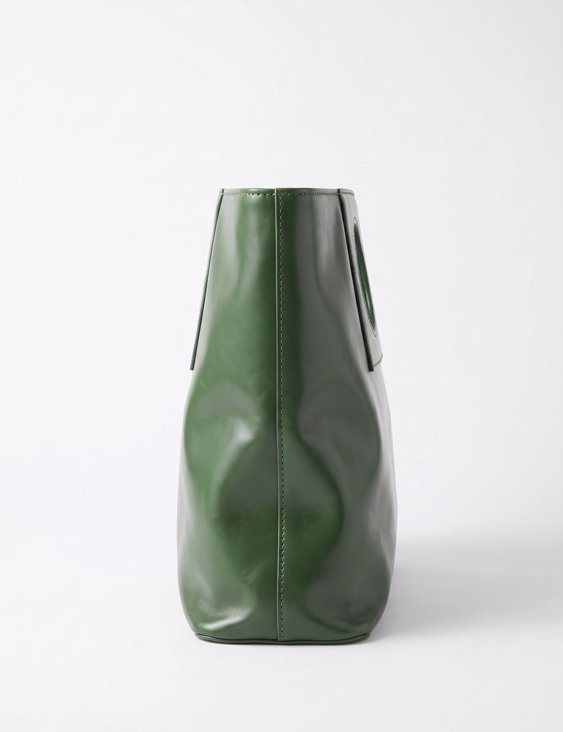 Borsa Patty in cuoio - Verde | Da Simo
