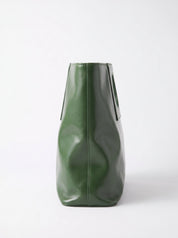 Borsa Patty in cuoio - Verde | Da Simo