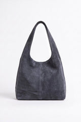 BORSA SARA IN CAMOSCIO - GRIGIO