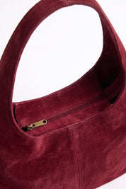 Borsa Sara in camoscio - Rosso | Da Simo