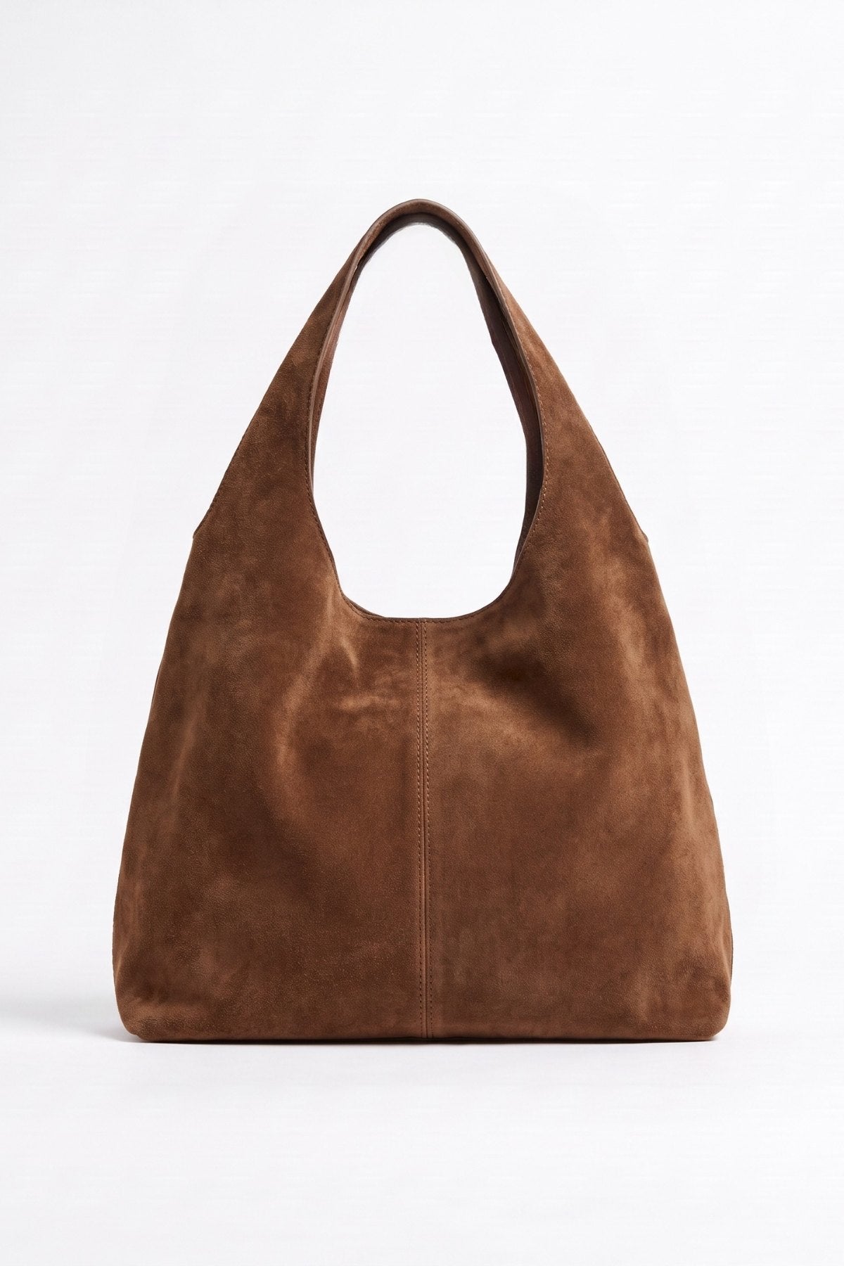 Borsa Sara in camoscio - Cuoio | Da Simo