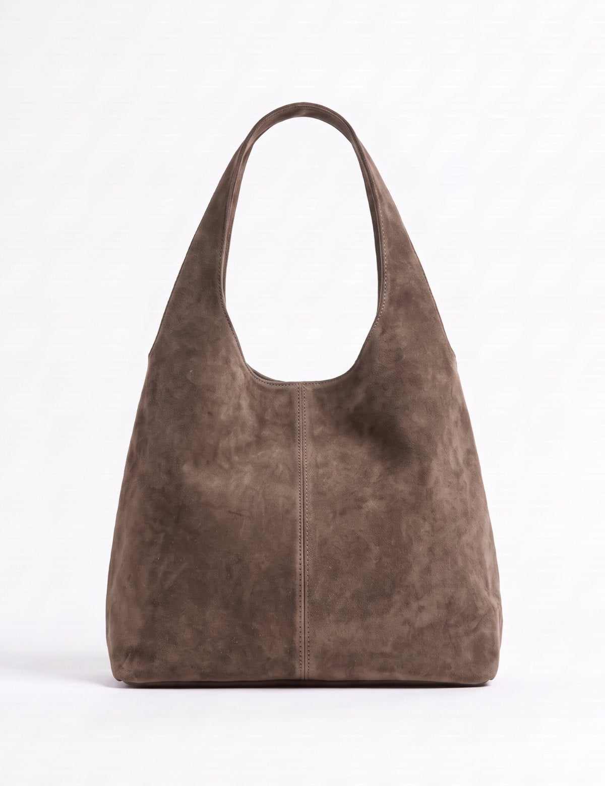 Borsa Sara in camoscio - Taupe | Da Simo