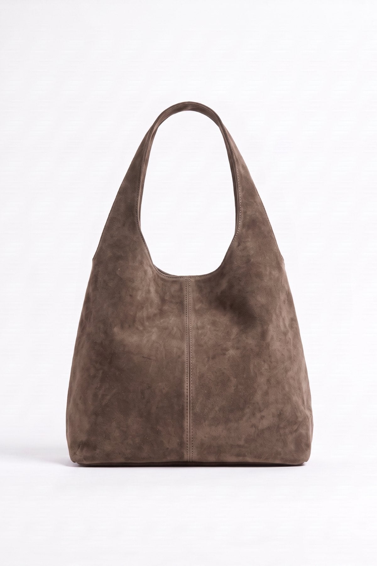 Borsa Sara in camoscio - Taupe | Da Simo