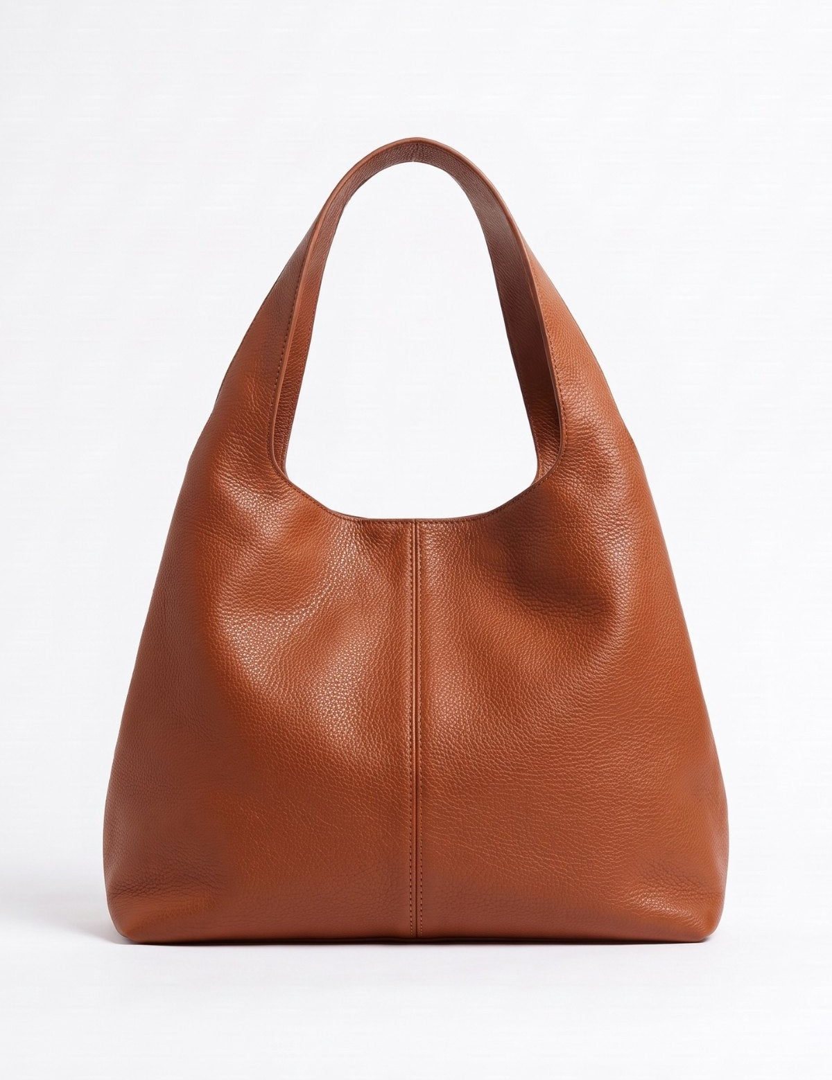 Shopper Sara in vitello - Cuoio | Da Simo