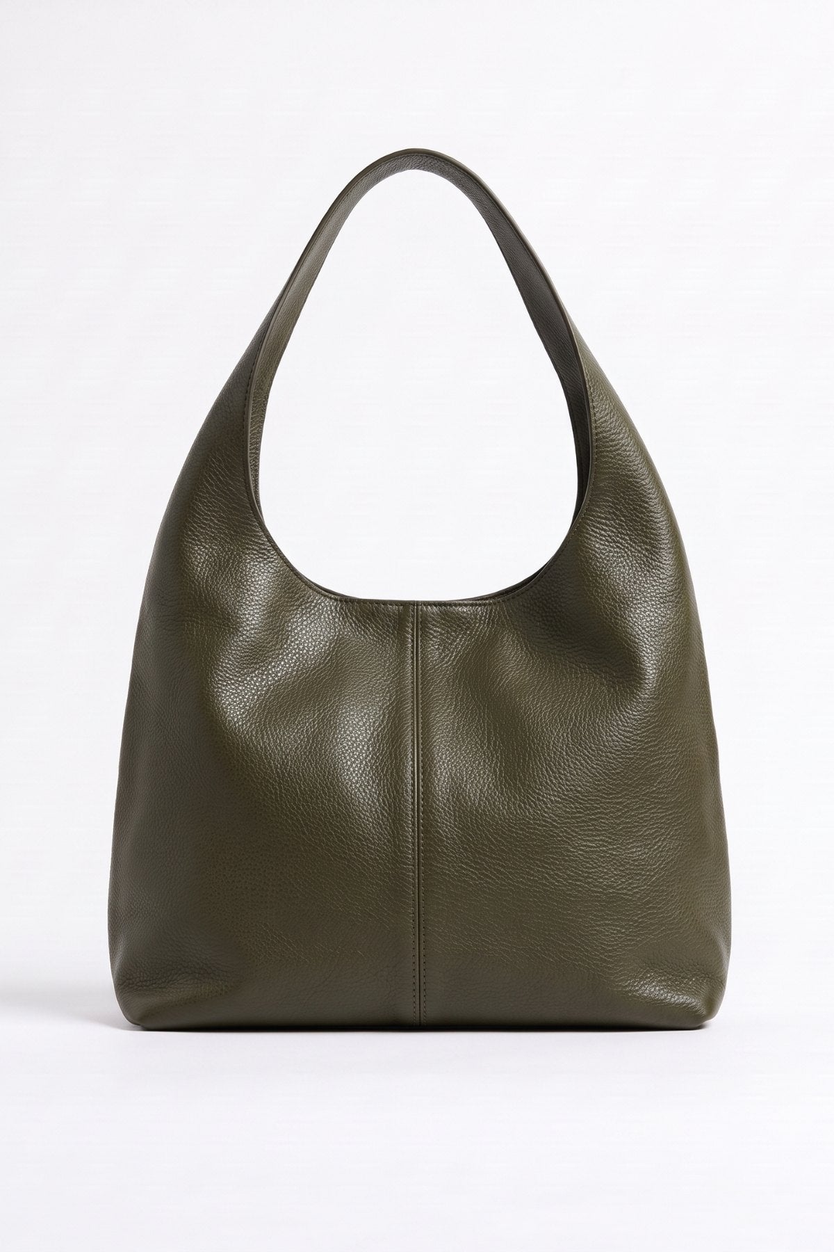 Shopper Sara in vitello - Verde oliva | Da Simo