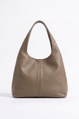 BORSA SARA IN VITELLO - TAUPE