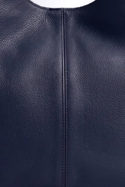 Shopper Sara in vitello - Blu | Da Simo